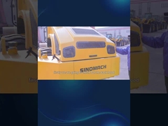 CHANGLIN YZ8 عملیات فشرده سازی تجهیزات رولر جاده ای لرزان