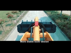 بارگیری چرخ دار جلو ساختمانی ZL50T بارگیری تراکتور فشرده