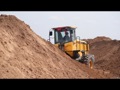 بارگیری چرخ دار جلو ساختمانی ZL50T بارگیری تراکتور فشرده